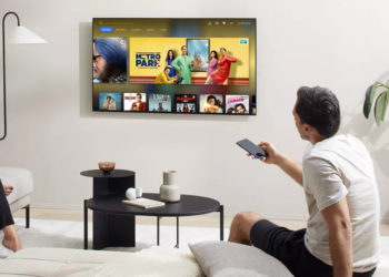 OnePlus представила свой первый телевизор. Он получил QLED-экран и выдвижной саундбар